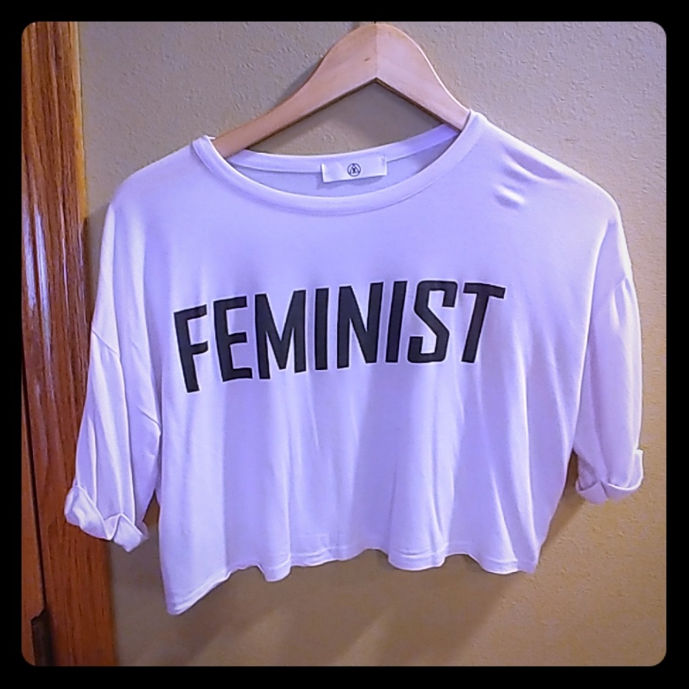 Feminist crop top
